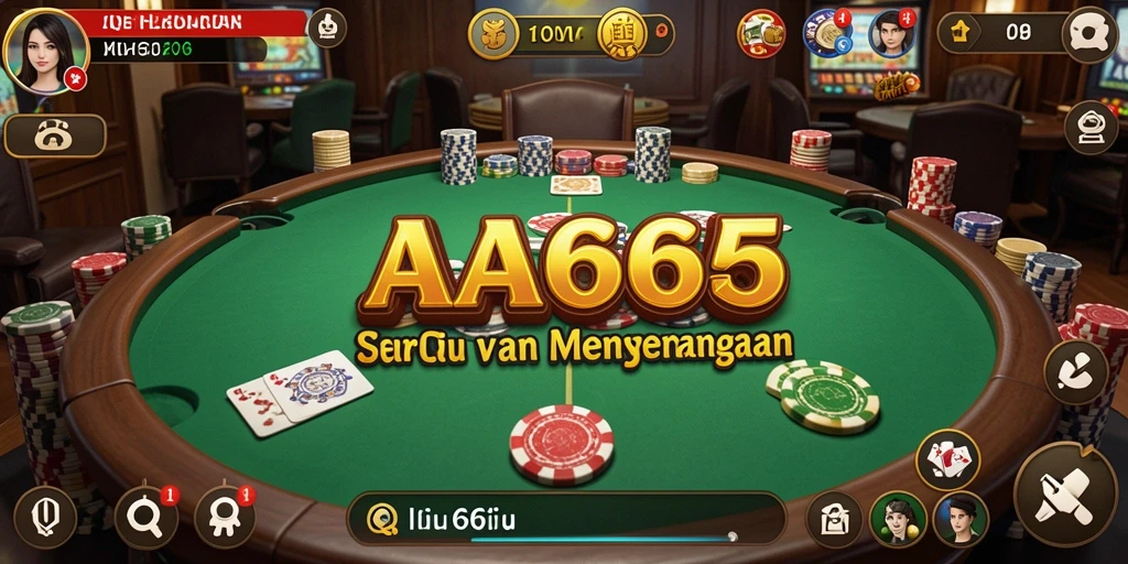 Gameplay QiuQiu yang menarik dan interaktif dalam AA666.