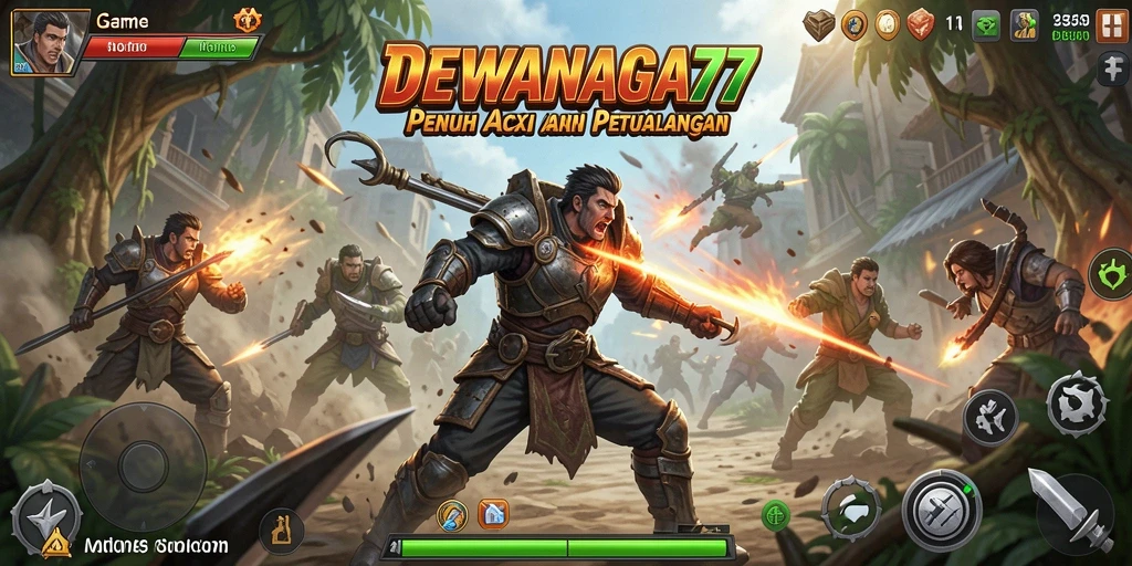 Gameplay seru DEWANAGA77 dengan aksi tempur mendebarkan.