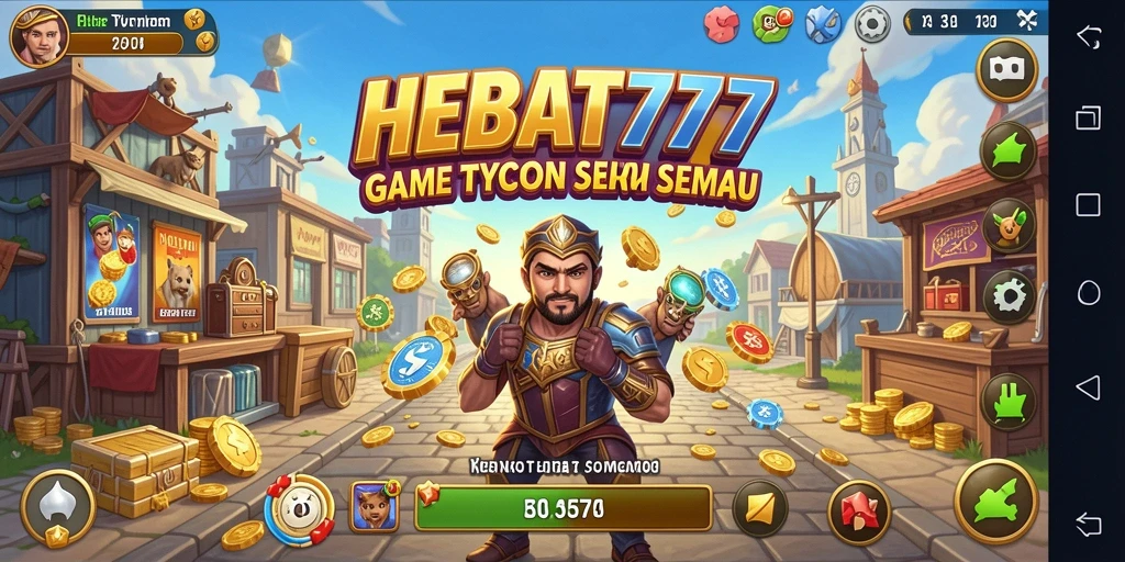 Tampilan penuh aksi dari gameplay HEBAT777 yang menawan.