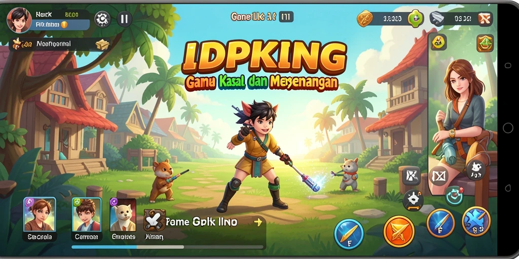 Tampilan gameplay IDPKING yang menawan dan mengasyikkan.