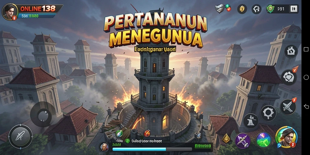 Gameplay seru Tower Defense di ONLINE138 yang penuh strategi.