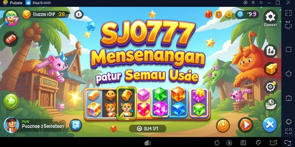 Screenshot utama SJO777 menampilkan gameplay Puzzle yang seru dan menantang.