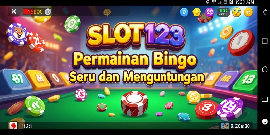Tampilan gameplay menarik dari SLOT123 yang memukau.